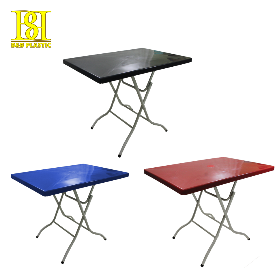 4302GB/4302BK 3 x 2 Rectangle Plastic Table