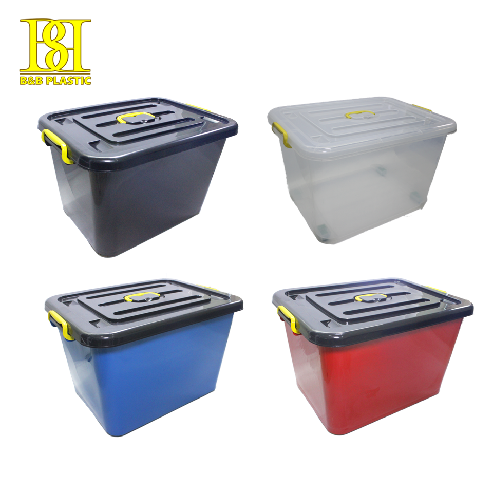 7090TP/7090GB/7090BK 90 LIT STORAGE BOX WITH WHEEL 