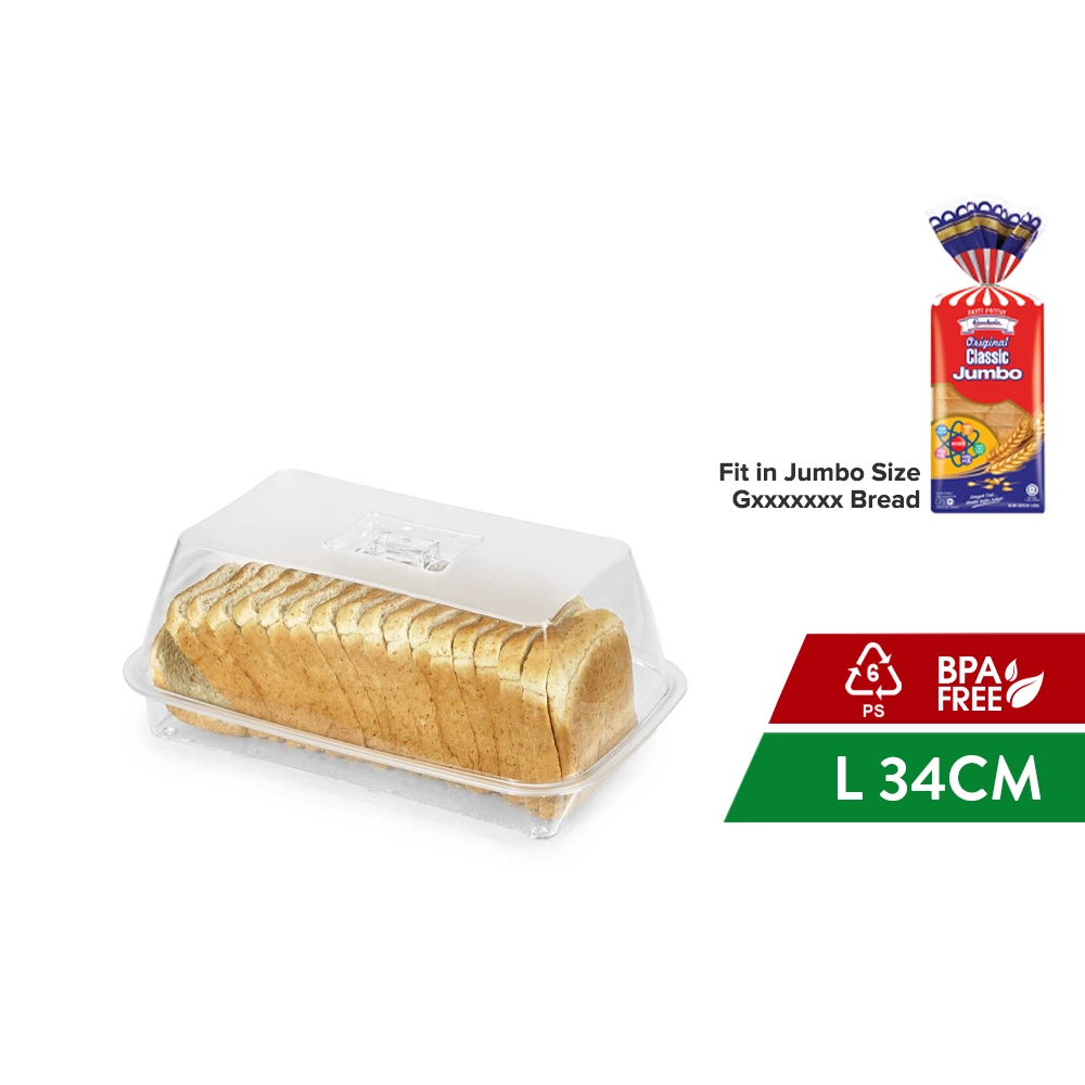 E-116 Transparent Bread Storage Box - Elianware