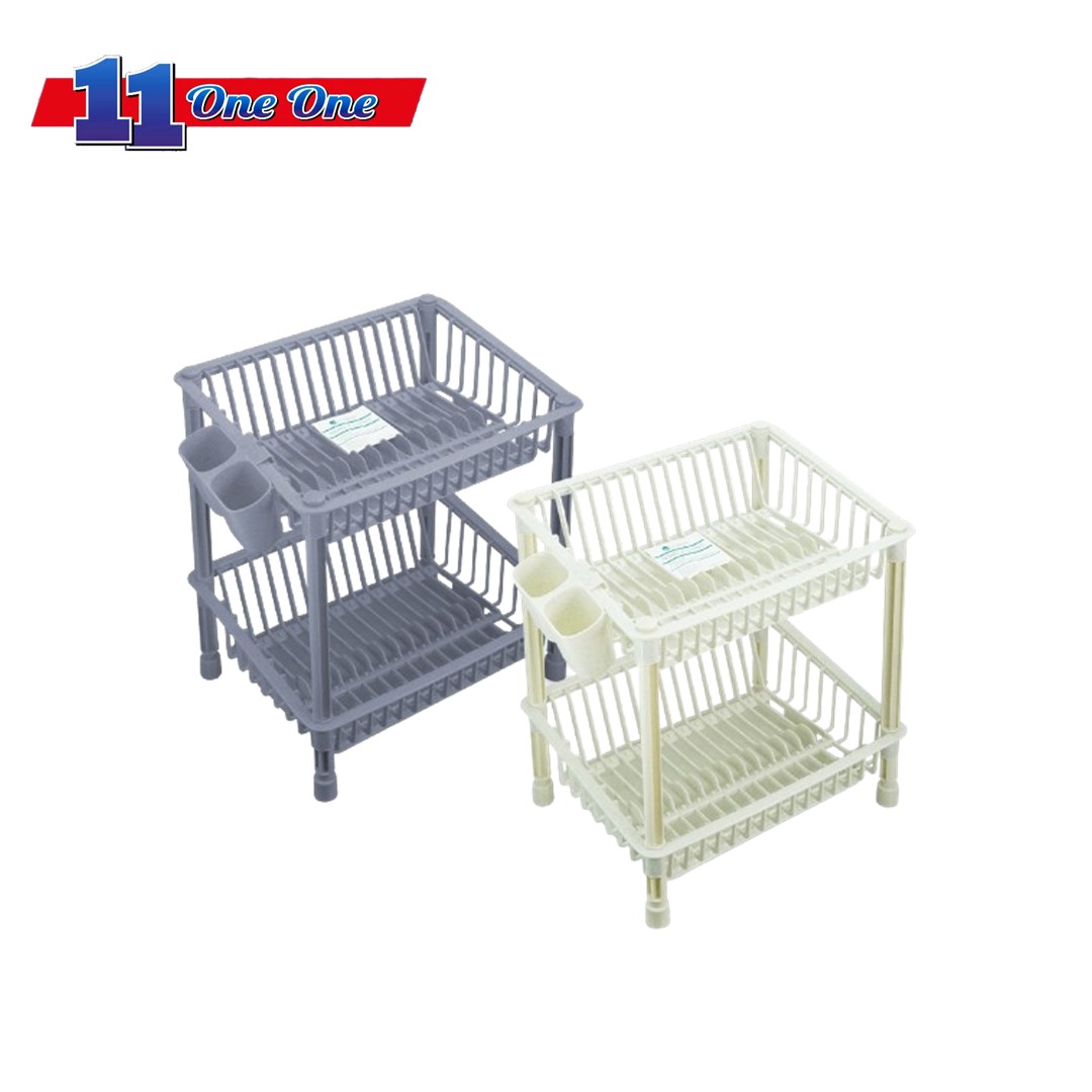 E-287 2 Tier Modern Dish Drainer - Elianware