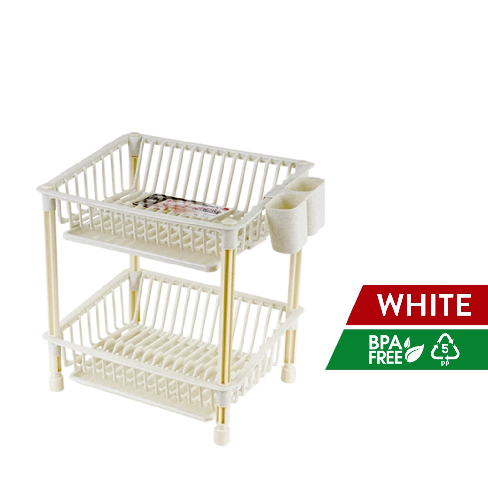 E-287 2 Tier Modern Dish Drainer - Elianware