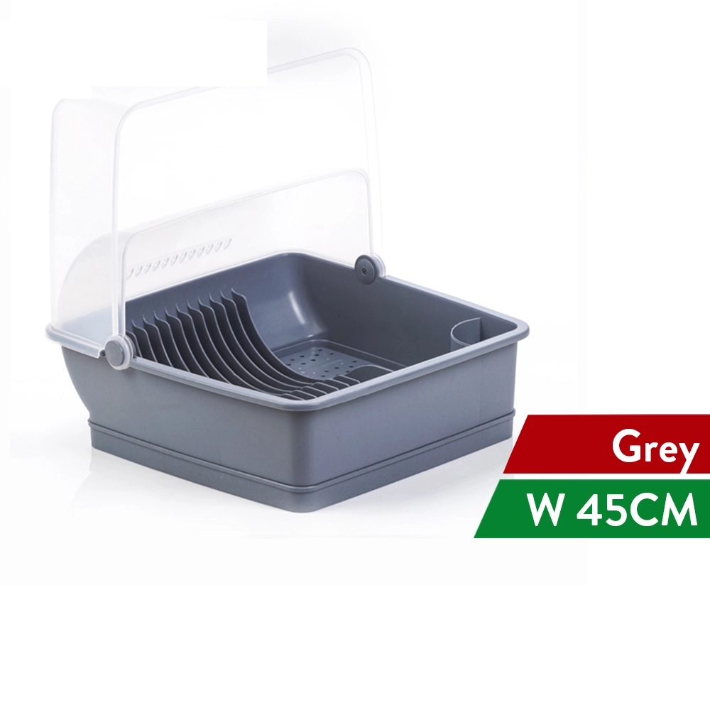 E-288 Extra Large Dust Free Home Dish Drainer With Cover - Elianware