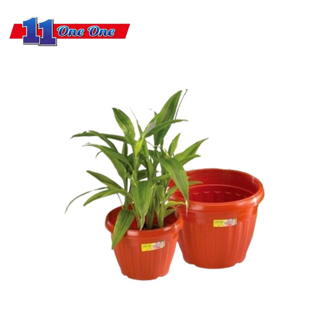 E-506 / E-508 6" / 8" Plastic Round Flower Pot - Elianware