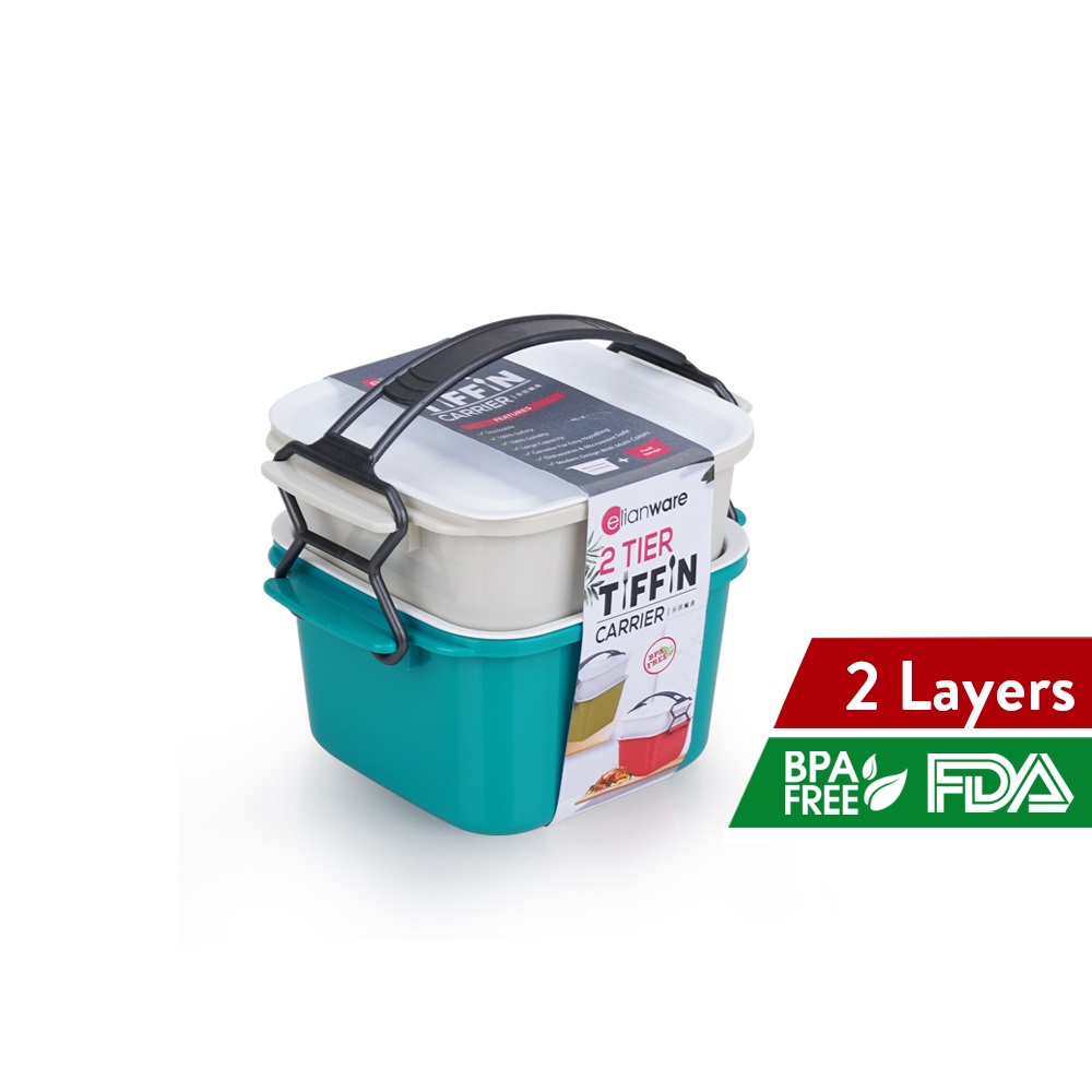E-88-2 / E-88-3 / E-88-4 2 Tier / 3 Tier / 4 Tier Tiffin Carrier - Elianware