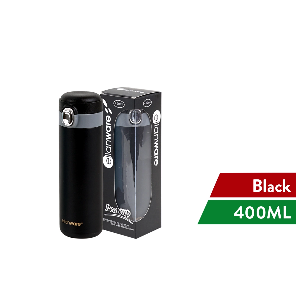 E-9506 400ml Elegant Stainless Stel 304 High Insulation Thermos Thermal Vacuum Flask - Elianware